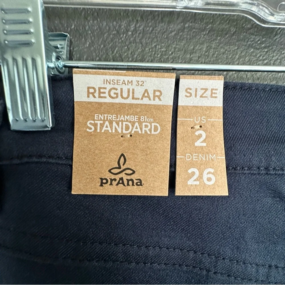 prAna Kayla High Rise Jeans Indie Blue Size 2 (26) Stretch Denim NWT - Picture 5 of 6
